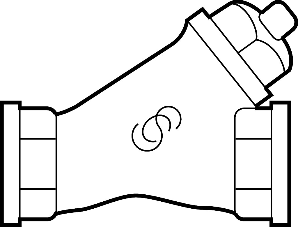 Check valve  1 "   brass  with internal thread